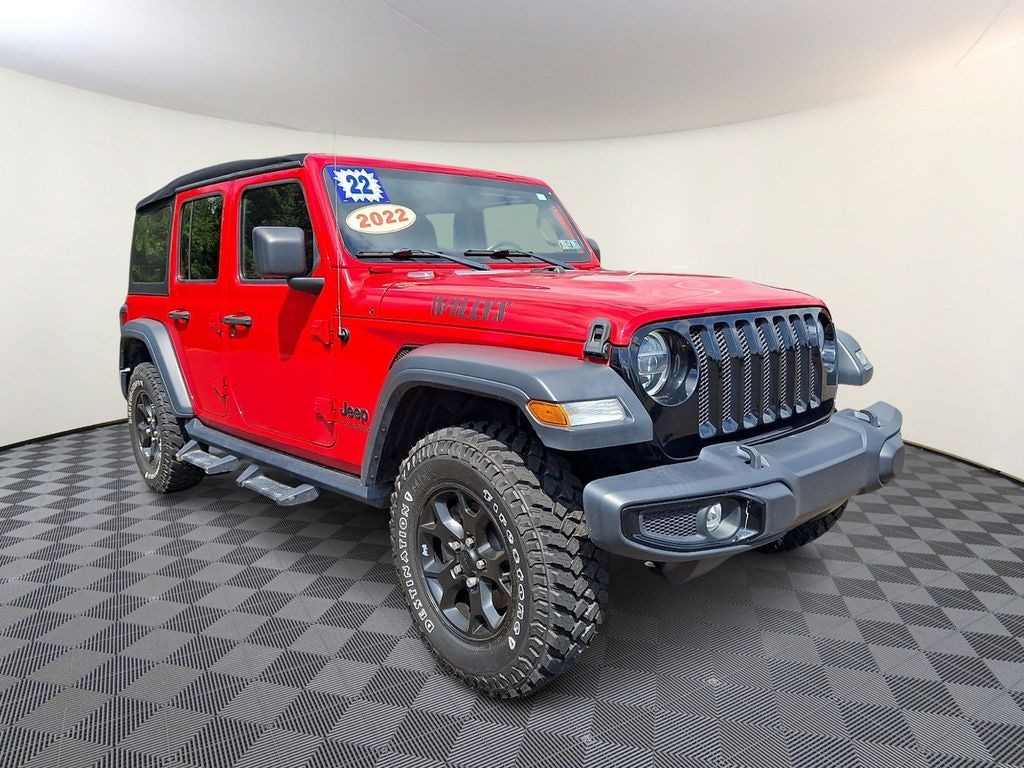 Used 2022 Jeep Wrangler Unlimited Unlimited Willys SUV