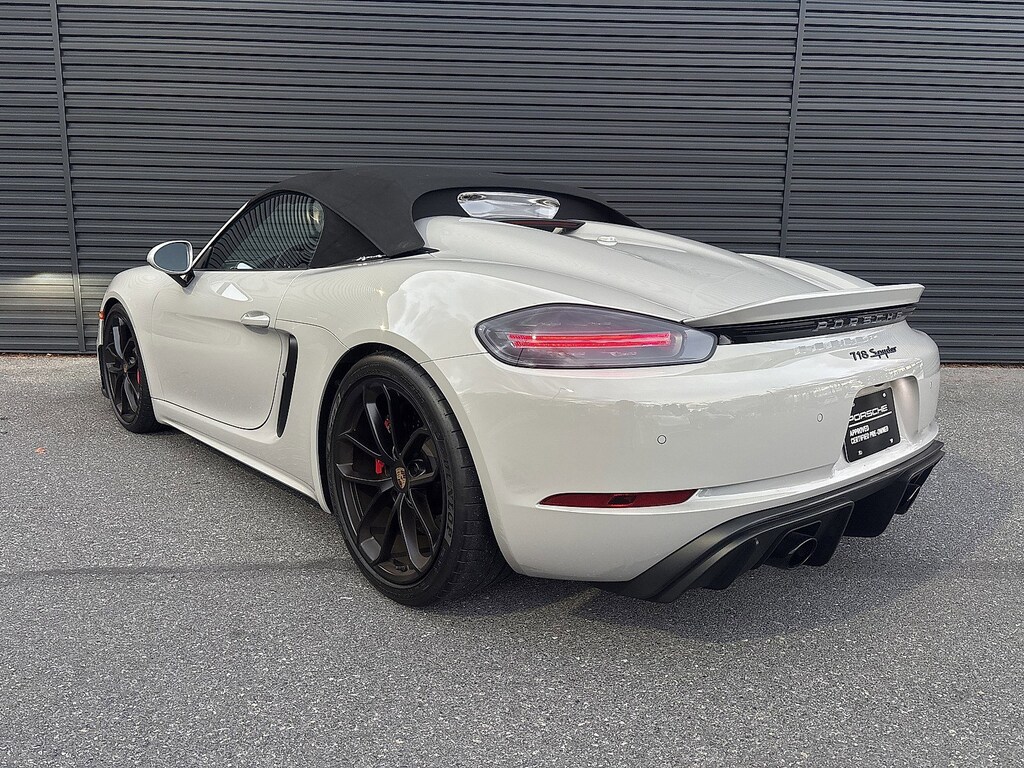 Certified 2023 Porsche 718 Spyder Convertible