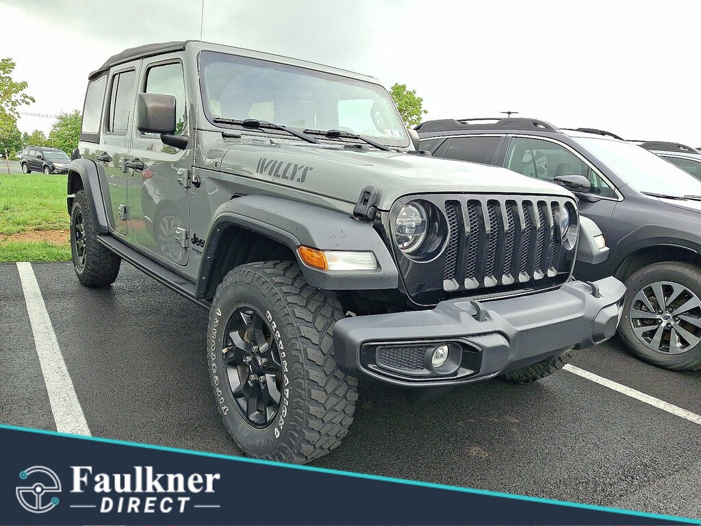 Used 2021 Jeep Wrangler Unlimited Willys SUV