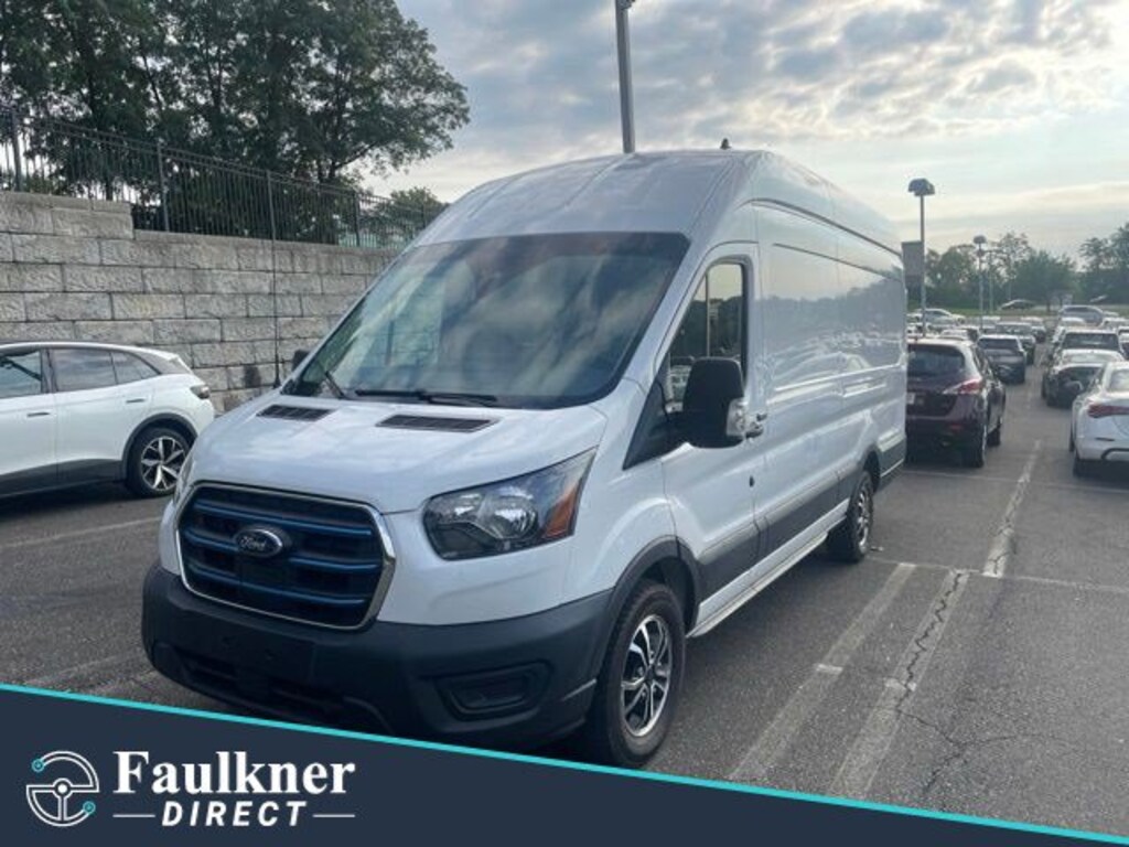 Used 2022 Ford E-Transit Cargo Van Van High Roof Ext. Van