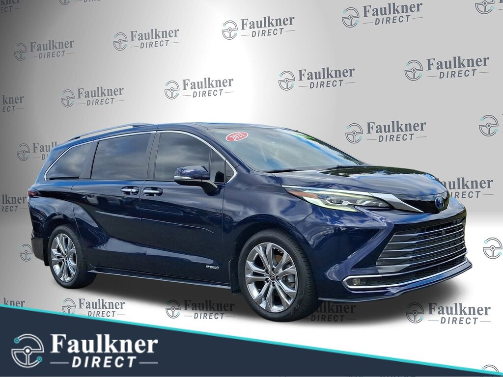 Certified 2021 Toyota Sienna Platinum Van