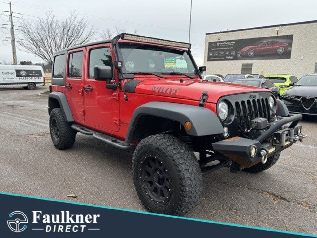 Used 2018 Jeep Wrangler JK Unlimited Willys Wheeler W SUV