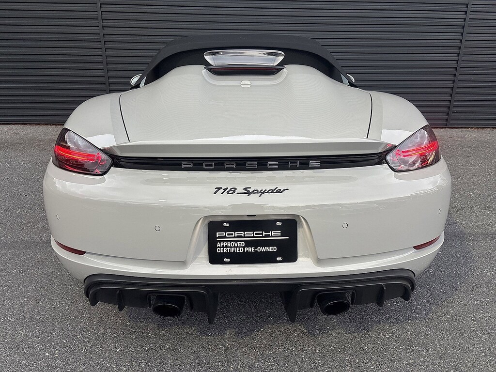 Certified 2023 Porsche 718 Spyder Convertible
