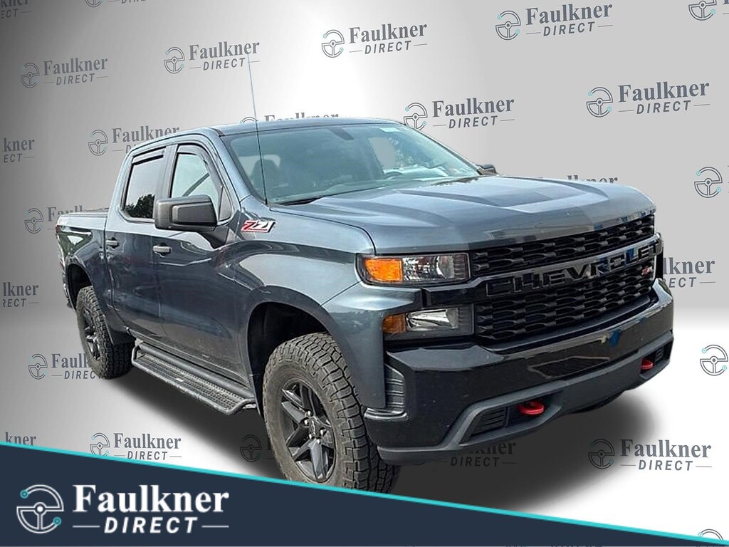 Used 2020 Chevrolet Silverado 1500 Custom Trail Boss Truck Crew Cab