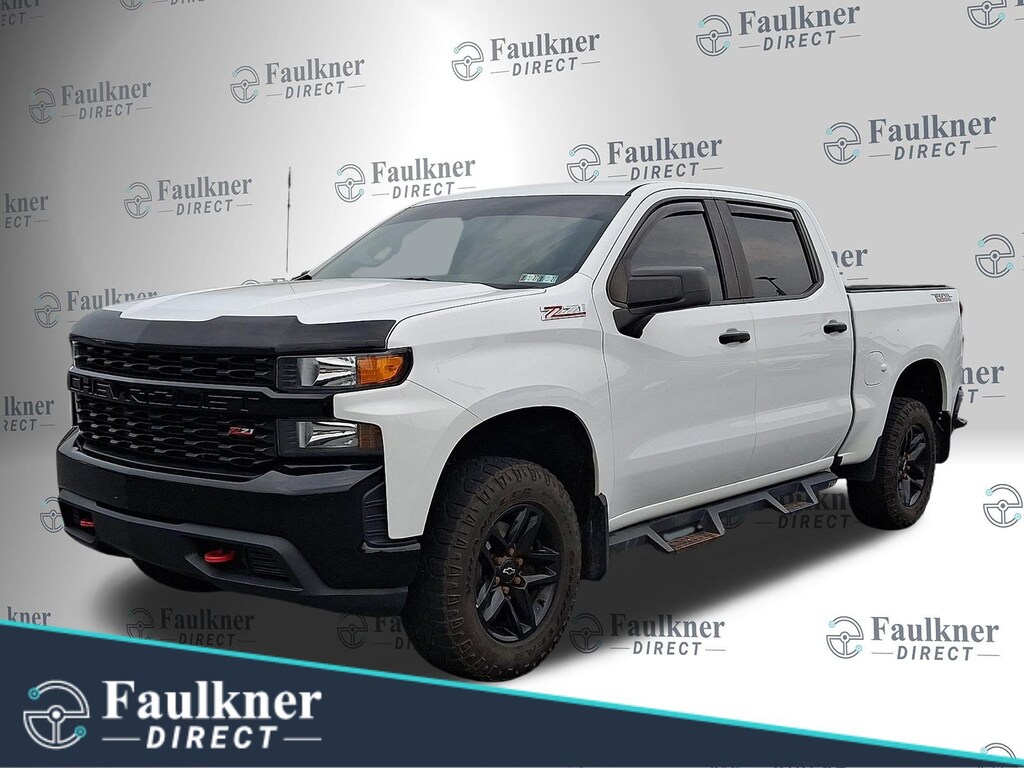 Used 2019 Chevrolet Silverado 1500 Custom Trail Boss Truck Crew Cab