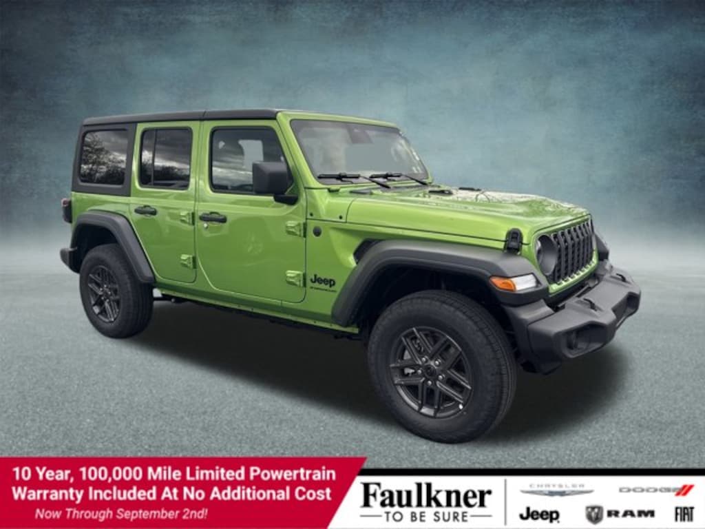 New 2026 Jeep Wrangler 4-DOOR SPORT S Sport Utility