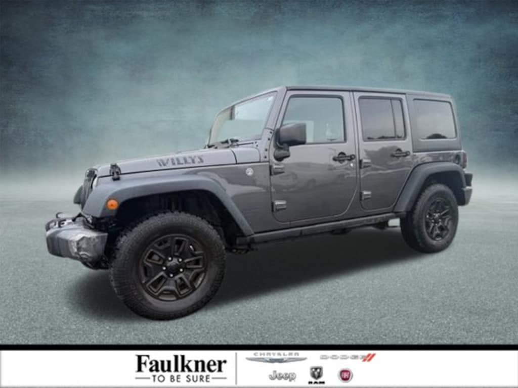 Used 2016 Jeep Wrangler JK Unlimited Willys Wheeler SUV