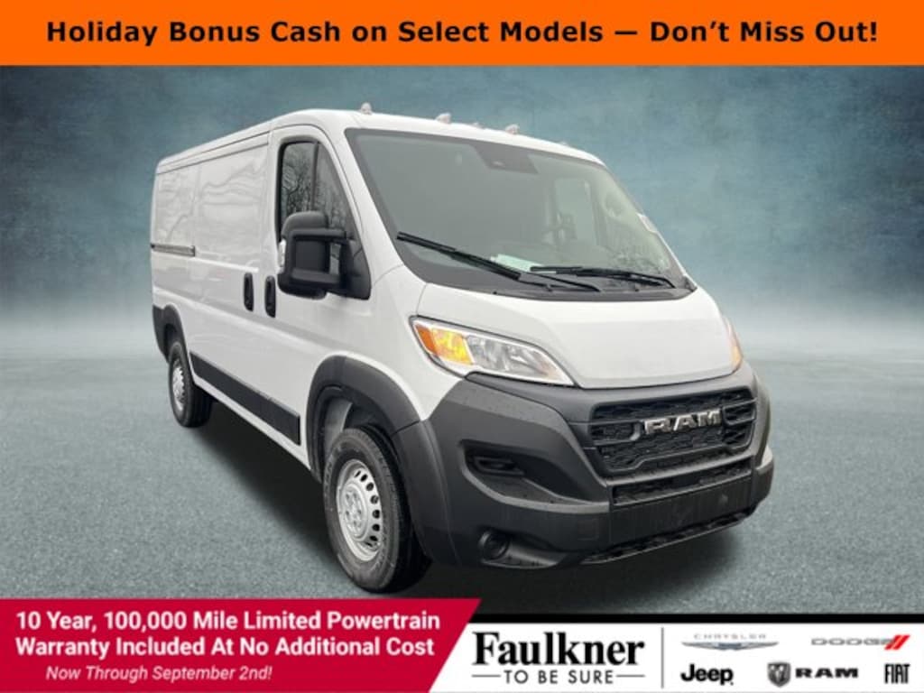 New 2025 Ram ProMaster PROMASTER 3500 TRADESMAN CARGO VAN LOW ROOF 136' W Cargo Van