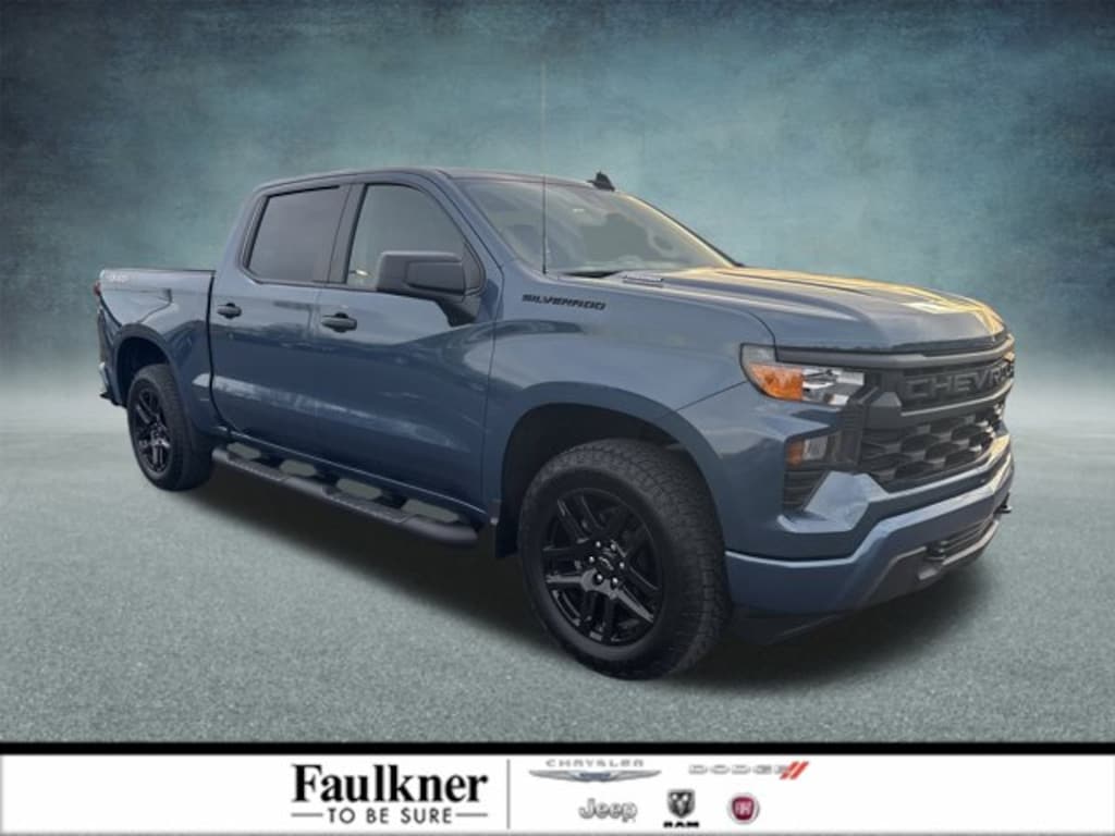 Used 2024 Chevrolet Silverado 1500 Custom Truck Crew Cab