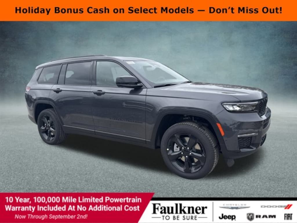 New 2025 Jeep Grand Cherokee L LIMITED 4X4 Sport Utility