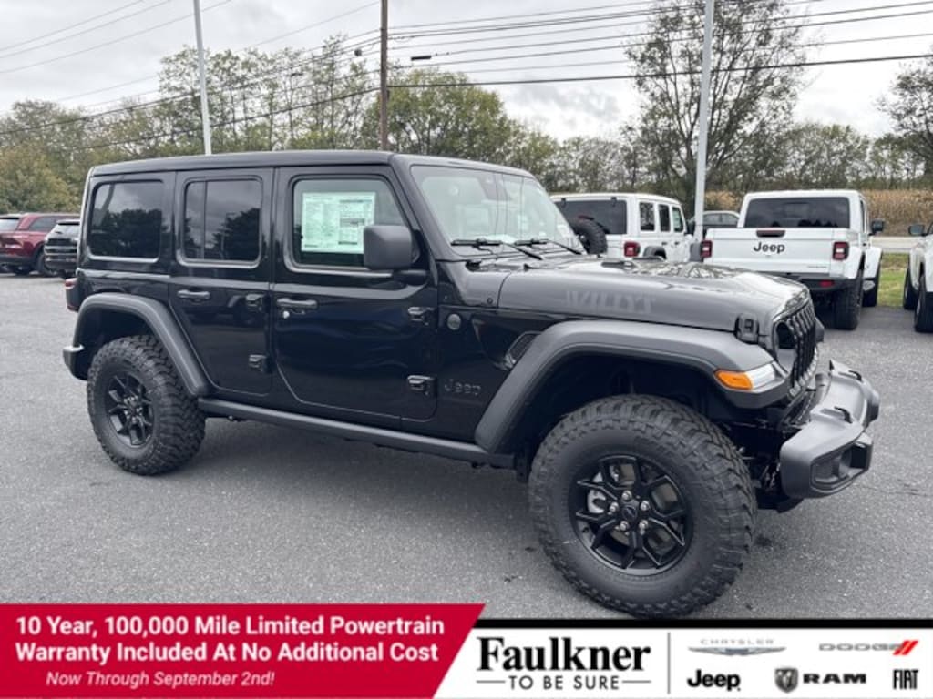 New 2026 Jeep Wrangler 4-DOOR WILLYS Sport Utility