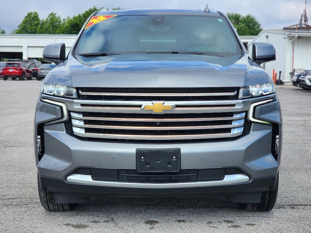 Used 2022 Chevrolet Tahoe High Country with VIN 1GNSKTKL0NR110987 for sale in Mount Carmel, IL