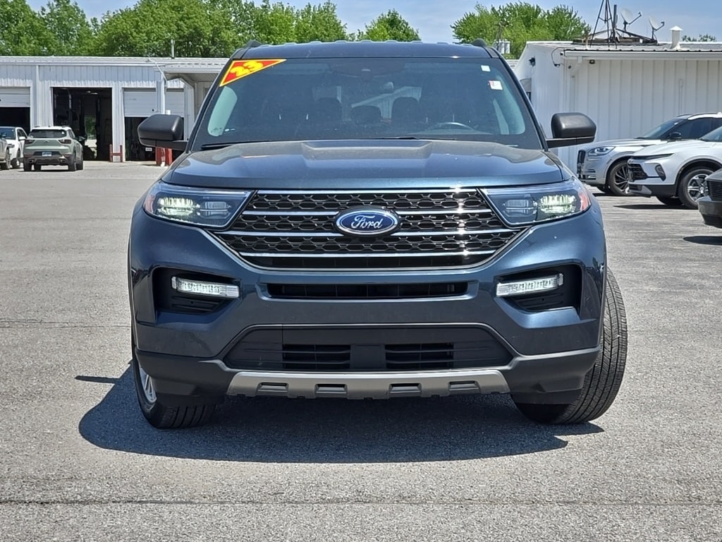Certified 2023 Ford Explorer XLT with VIN 1FMSK8DHXPGA14017 for sale in Mount Carmel, IL