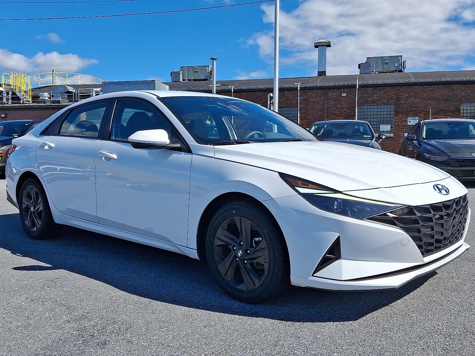 2021 Hyundai Elantra Hybrid Blue photo 3