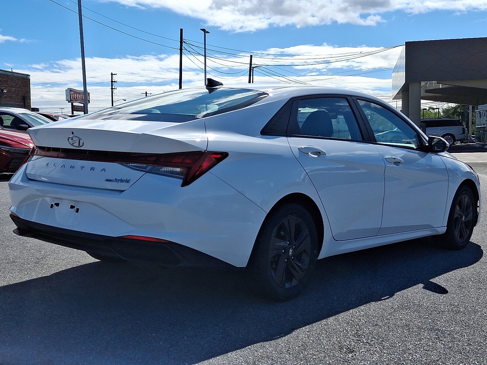 2021 Hyundai Elantra Hybrid Blue photo 4