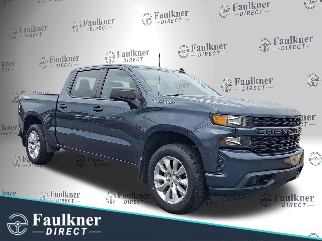Used 2021 Chevrolet Silverado 1500 Custom 4WD Crew Cab 147 Custom