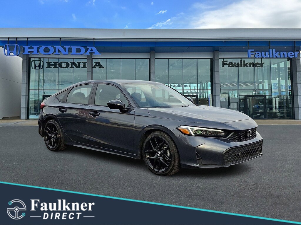 Certified 2025 Honda Civic Hatchback Sport Sport CVT