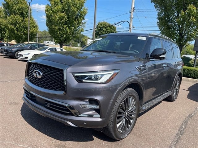 Certified 2024 INFINITI QX80 Sensory 4WD with VIN JN8AZ2BE1R9326742 for sale in Willow Grove, PA