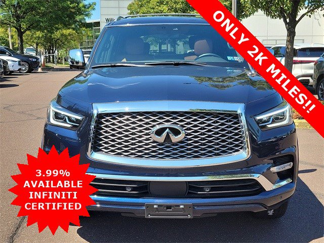 Certified 2024 INFINITI QX80 Sensory 4WD with VIN JN8AZ2BEXR9327923 for sale in Willow Grove, PA