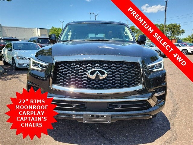 Certified 2024 INFINITI QX80 PREMIUM SELECT 4WD with VIN JN8AZ2AE8R9325492 for sale in Willow Grove, PA