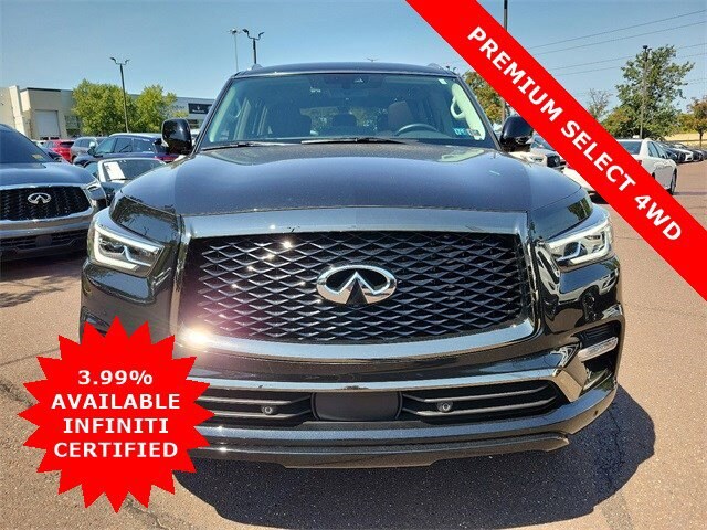 Certified 2024 INFINITI QX80 PREMIUM SELECT 4WD with VIN JN8AZ2AC8R9500127 for sale in Willow Grove, PA