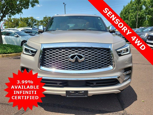 Certified 2024 INFINITI QX80 Sensory 4WD with VIN JN8AZ2BC9R9500460 for sale in Willow Grove, PA