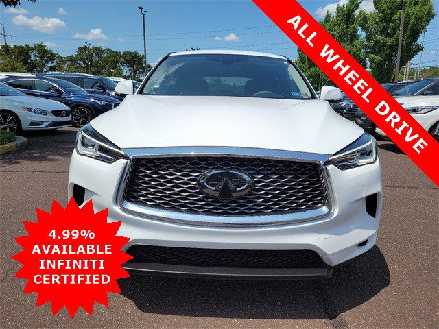 Certified 2024 INFINITI QX50 Pure with VIN 3PCAJ5AB9RF104340 for sale in Willow Grove, PA