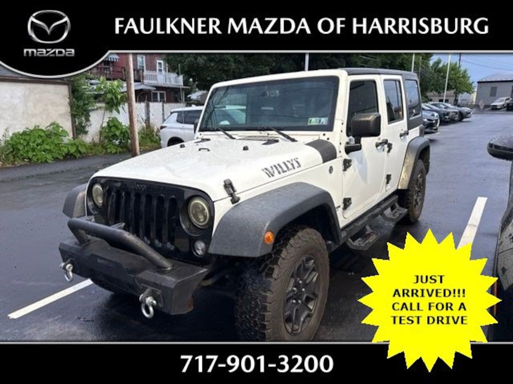 Used 2018 Jeep Wrangler JK Unlimited Willys Wheeler W Willys Wheeler W 4x4