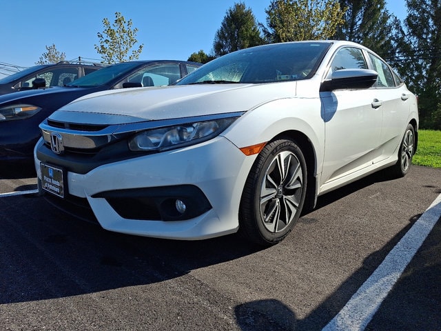 Used 2017 Honda Civic EX-L with VIN 19XFC1F88HE212989 for sale in Easton, PA