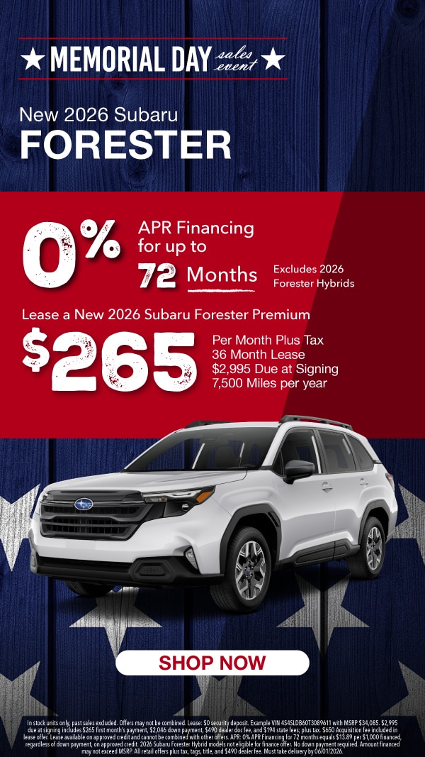 New Subaru Crosstrek, Forester, Outback | Near Hershey, PA