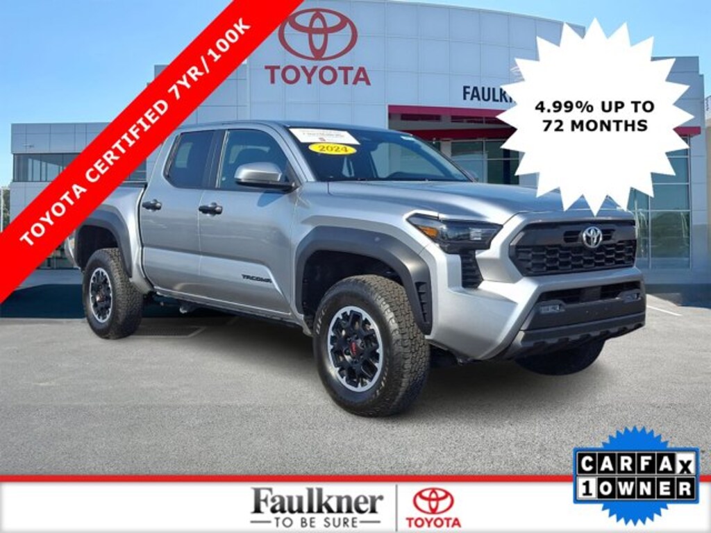 Certified 2024 Toyota Tacoma 4WD TRD Off Road Truck Double Cab