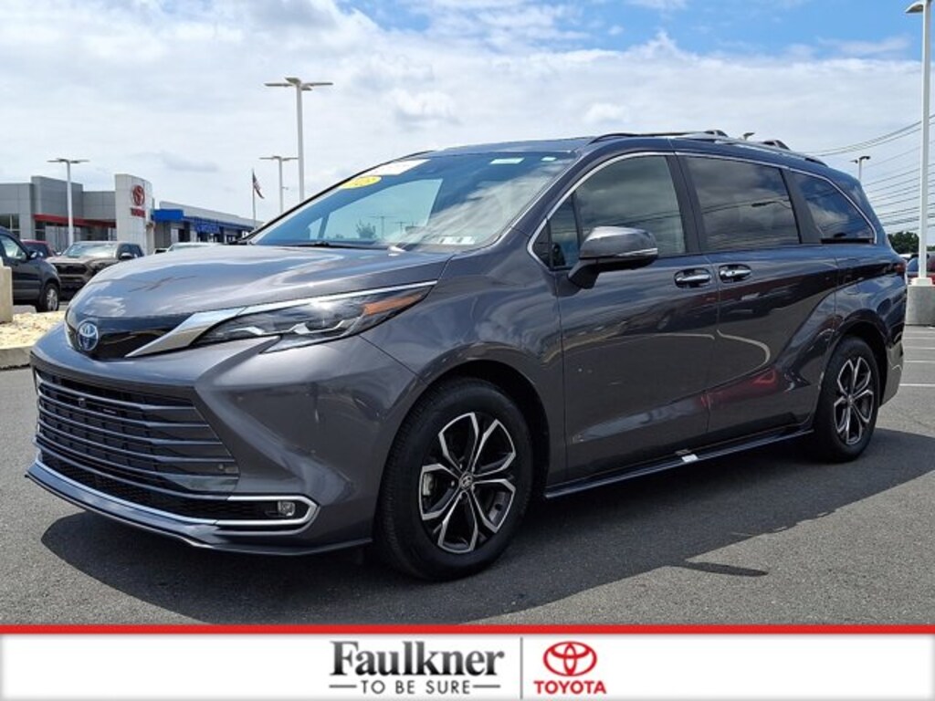 Certified 2025 Toyota Sienna Platinum Van Passenger Van