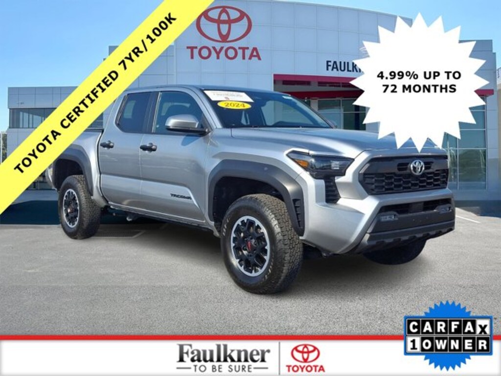 Certified 2024 Toyota Tacoma 4WD TRD Off Road Truck Double Cab