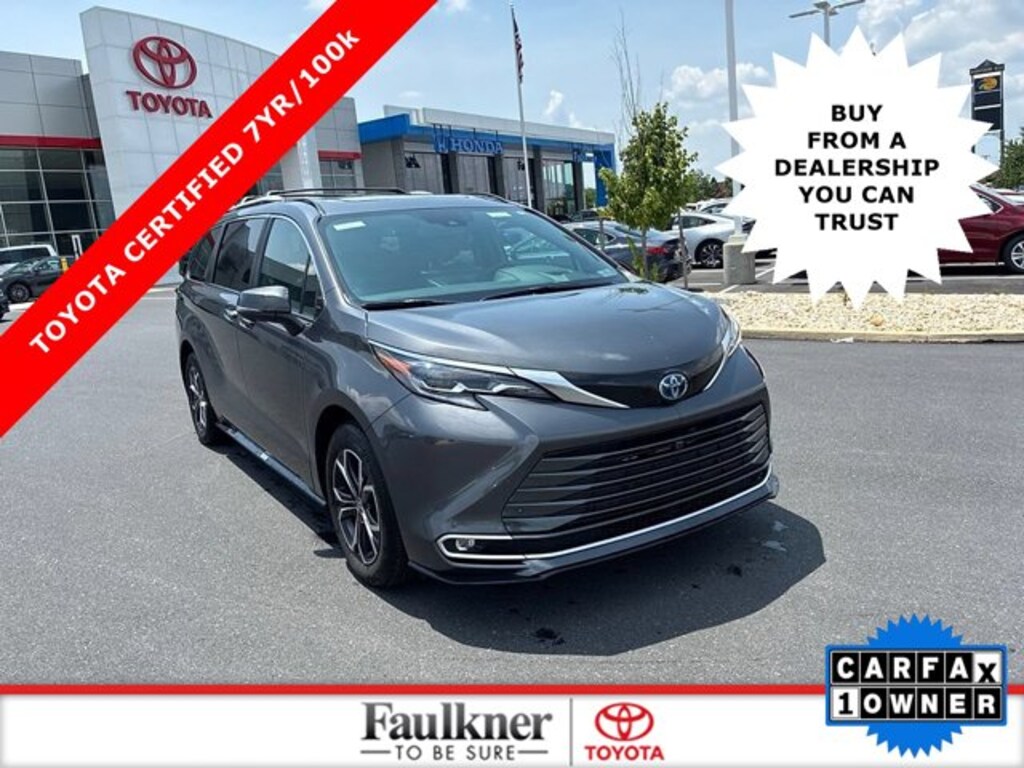Certified 2025 Toyota Sienna Platinum Van Passenger Van