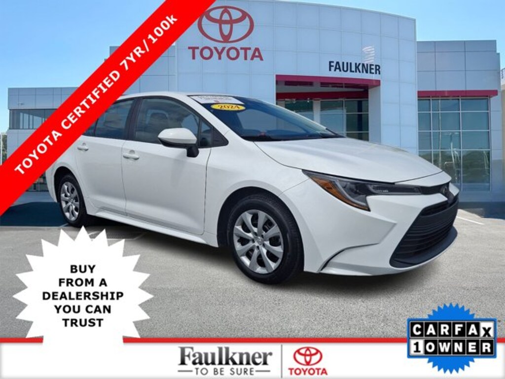Certified 2024 Toyota Corolla LE Sedan