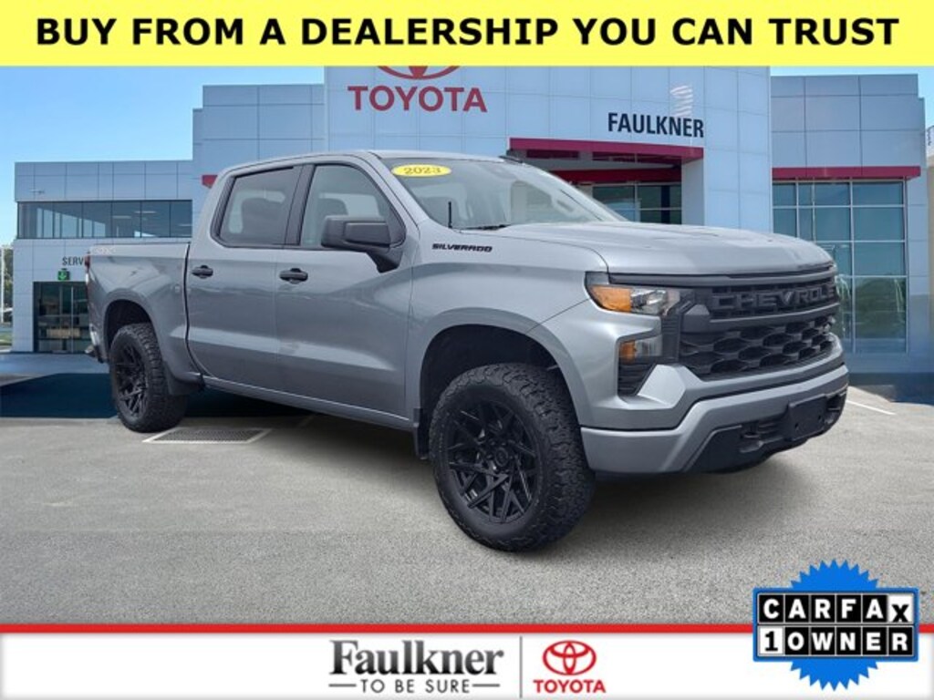 Used 2023 Chevrolet Silverado 1500 Custom Truck Crew Cab