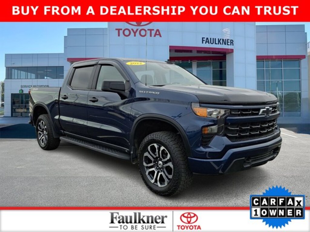 Used 2022 Chevrolet Silverado 1500 Custom Truck Crew Cab
