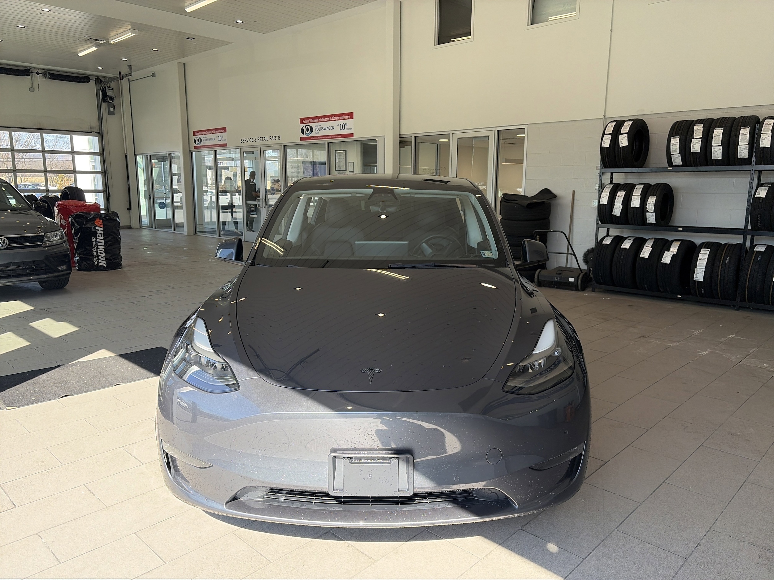 Used 2021 Tesla Model Y Performance with VIN 5YJYGDEF9MF124357 for sale in Mechanicsburg, PA