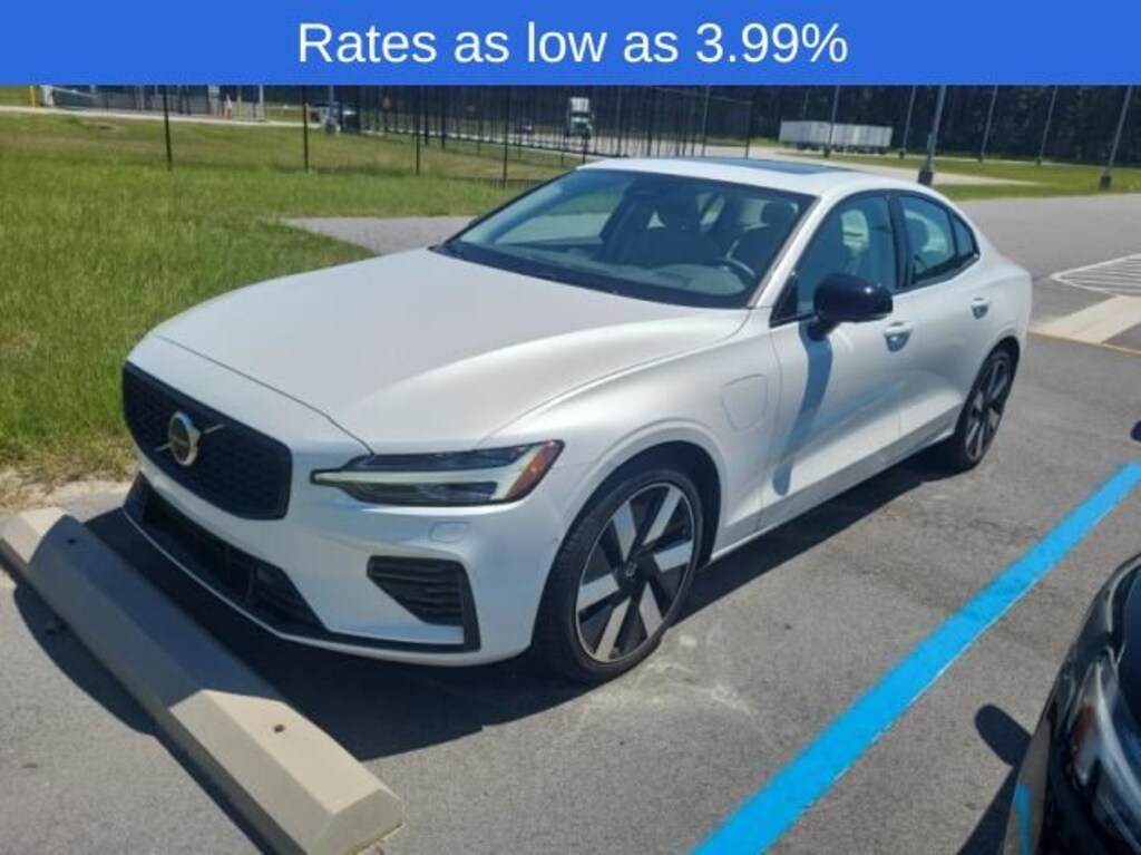 Certified 2024 Volvo S60 Recharge Plug-In Hybrid T8 Plus Dark Theme Sedan