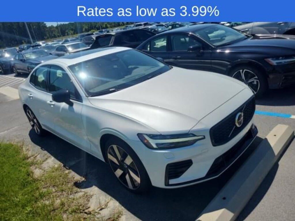 Certified 2024 Volvo S60 Recharge Plug-In Hybrid T8 Plus Dark Theme Sedan