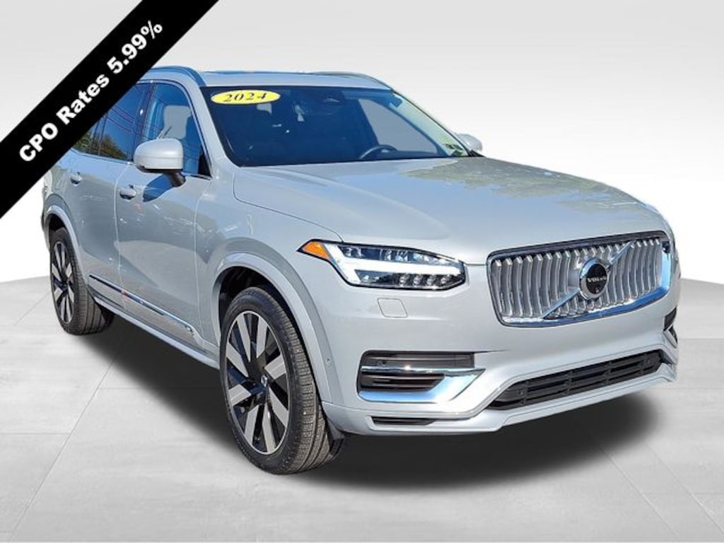 Certified 2024 Volvo XC90 Recharge Plug-In Hybrid T8 Plus Bright Theme 7 Passenger SUV