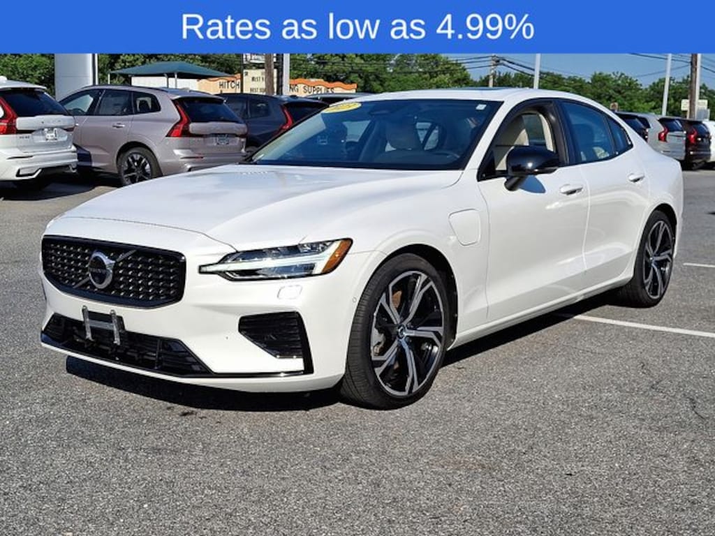 Certified 2023 Volvo S60 Recharge Plug-In Hybrid T8 Plus Dark Theme Sedan