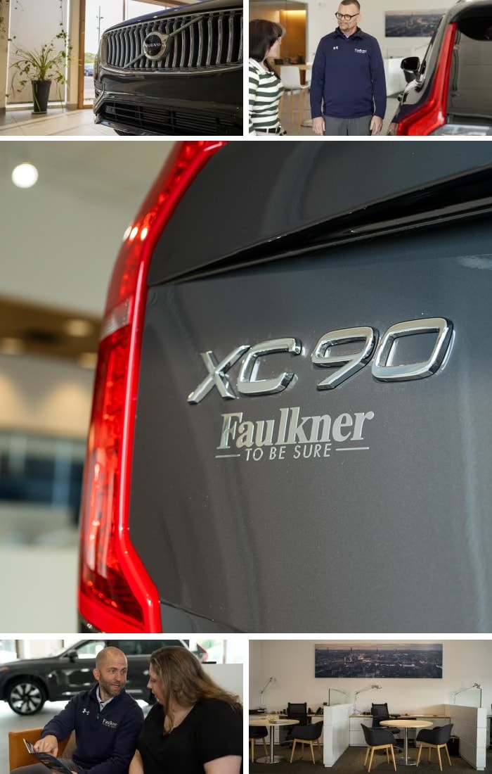 Faulkner Volvo Trevose Dealership Photo Collage