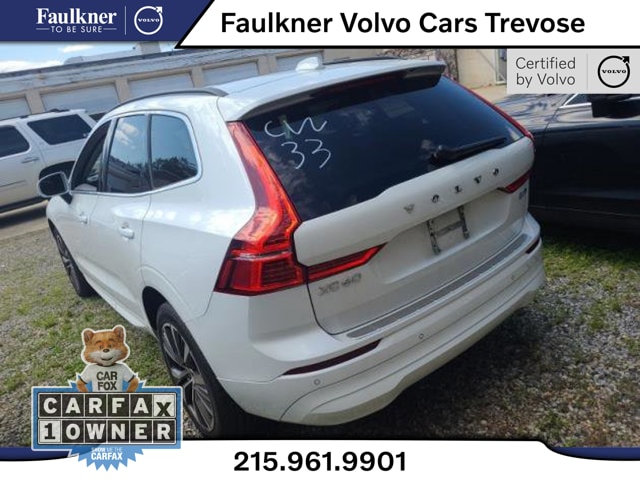 Certified 2022 Volvo XC60 Momentum with VIN YV4L12RK4N1906192 for sale in Trevose, PA