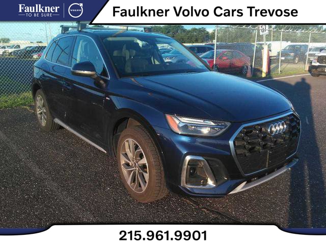 Used 2022 Audi Q5 Premium Plus with VIN WA1EAAFYXN2124496 for sale in Trevose, PA