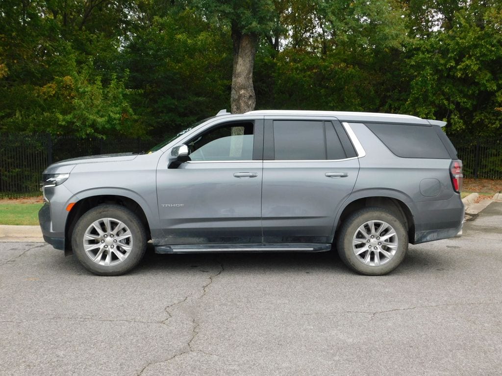 Certified 2022 Chevrolet Tahoe Premier with VIN 1GNSKSKL4NR156865 for sale in Fayetteville, AR