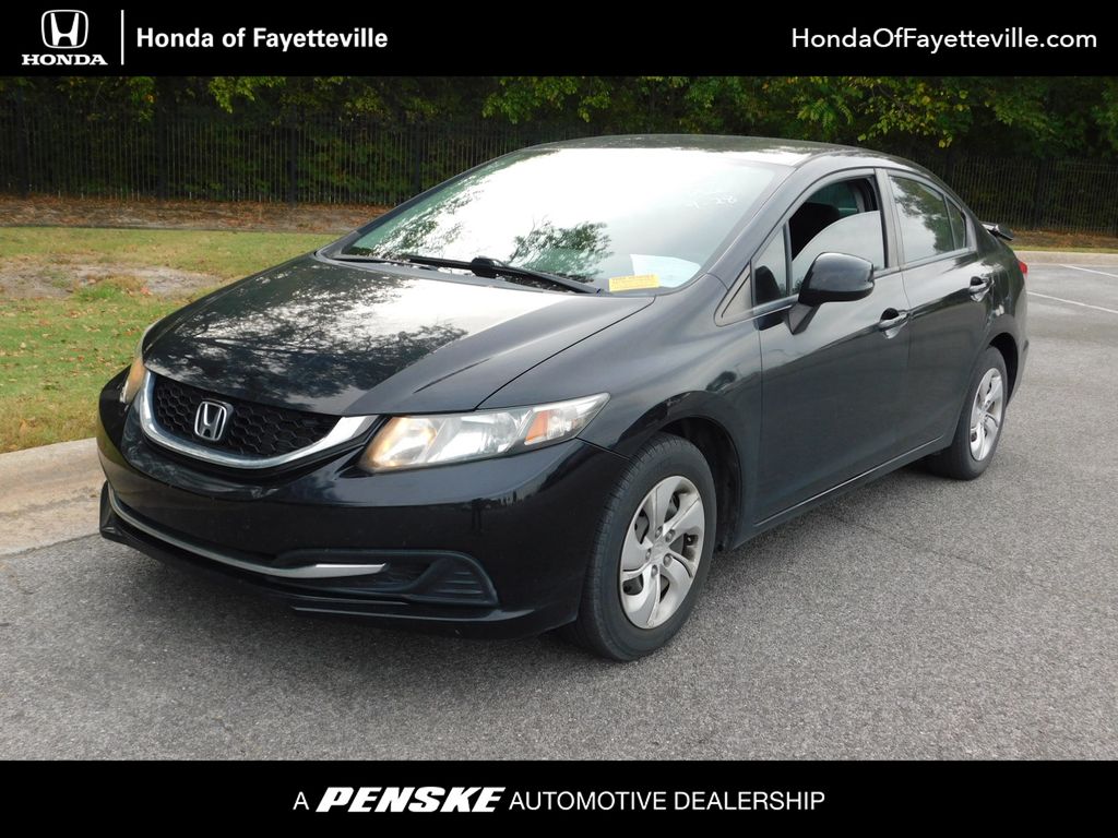 Used 2013 Honda Civic LX with VIN 2HGFB2F50DH591517 for sale in Fayetteville, AR