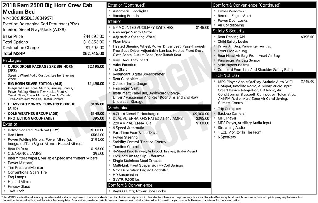 2018 RAM Ram 2500 Pickup Big Horn - Photo 39