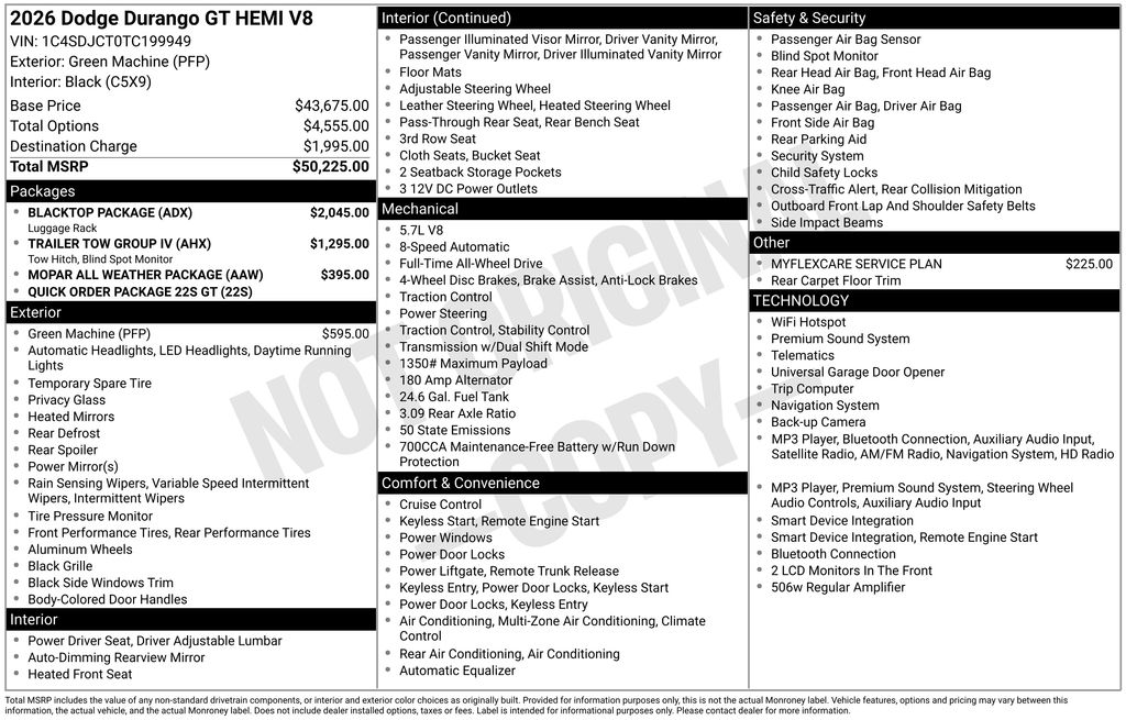 2026 Dodge Durango GT HEMI V8 - Photo 32