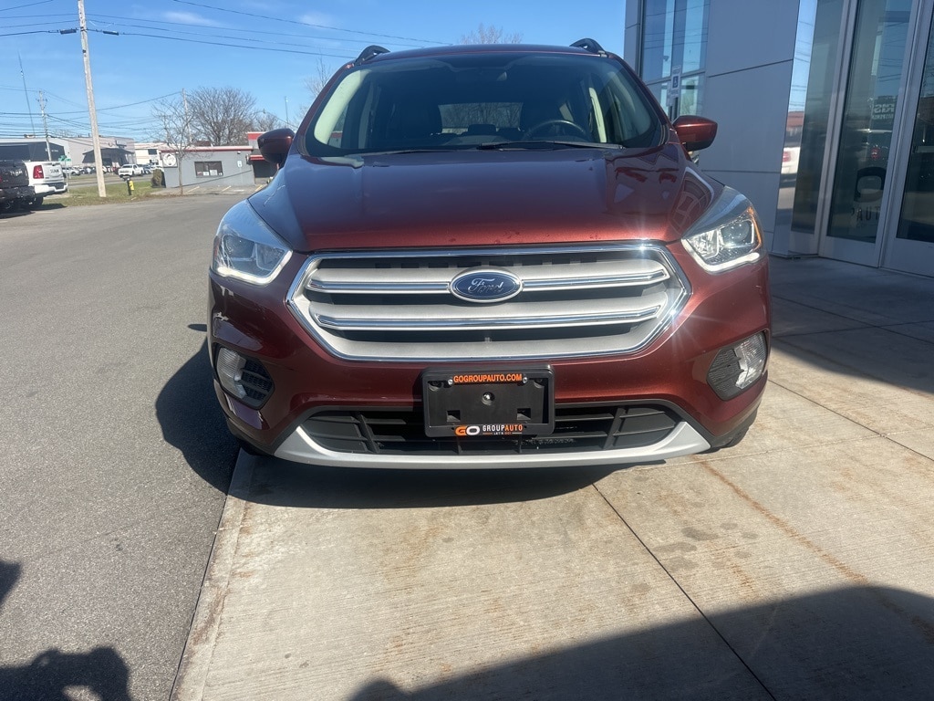 Used 2018 Ford Escape SEL with VIN 1FMCU9HD5JUB26874 for sale in East Syracuse, NY